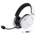 GXTrust Fayzo Wireless Bluetooth Gaming Headset + 2.4 GHz, 7.1 Surround Sound, 22 Hour Battery, 50 mm Drivers, Noise Cancelling Microphone, RGB Over-Ear PC PS5 PS4 Switch