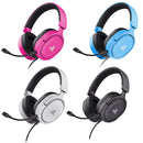 GXTrust Forta Durable PS5 Gaming Headset, Officially Licensed for Playstation 5, PS4 Gamer Headset, Adjustable Headband, 1.2 m Cable, Over Ear Gaming Headset with Detachable Microphone
