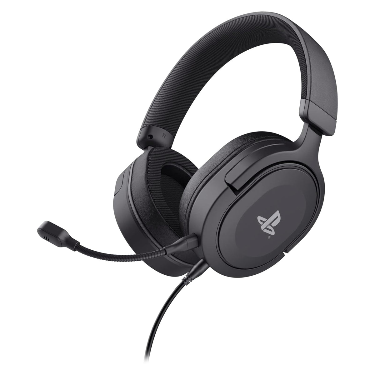 GXTrust Forta Durable PS5 Gaming Headset, Officially Licensed for Playstation 5, PS4 Gamer Headset, Adjustable Headband, 1.2 m Cable, Over Ear Gaming Headset with Detachable Microphone