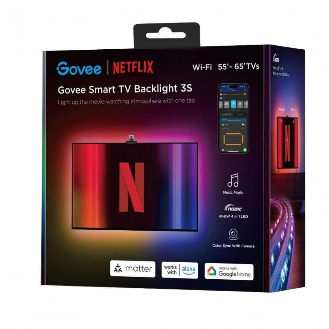 Govee Envisual 55''-65'' TV Backlight 3s  H6098 (Netflix Edition)