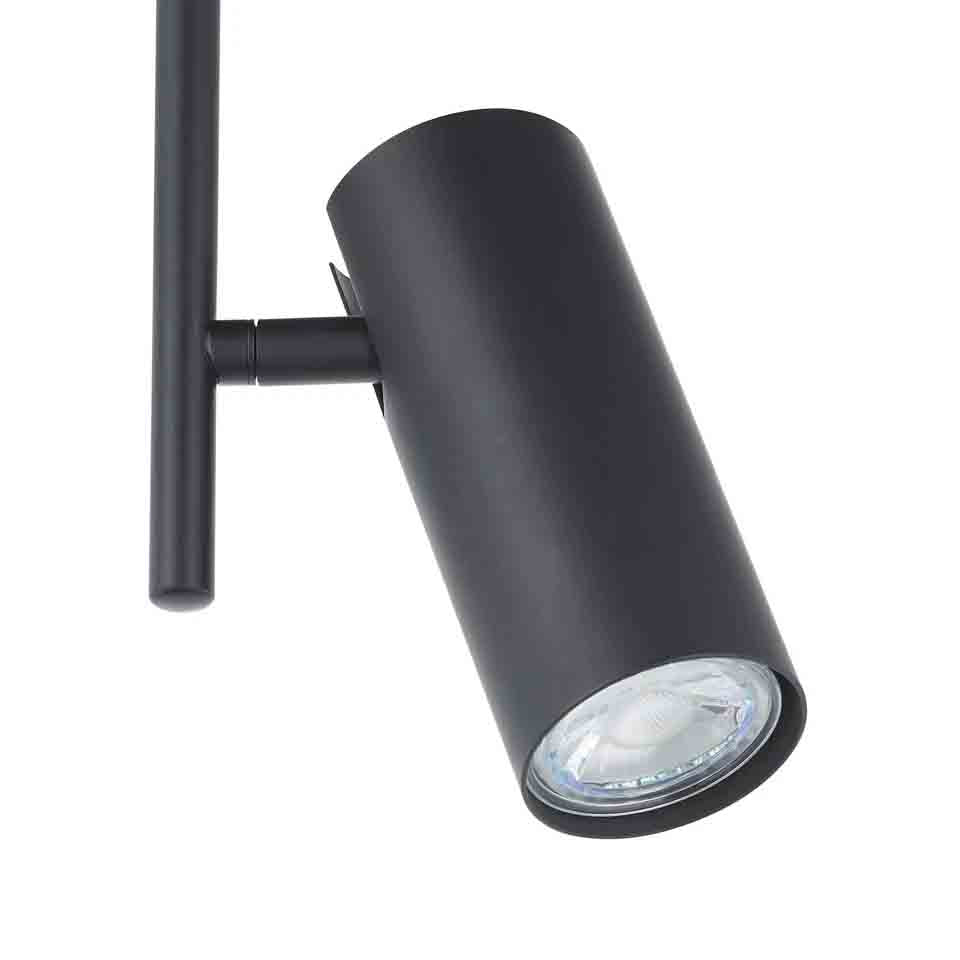 HARBOUR STUDIOS MODUS 3 LIGHT SEMI FLUSH MATT BLACK FINISH