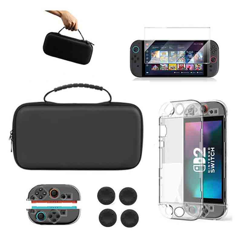 HEYSTOP Carrying Case for Nintendo Switch 2 Travel Pouch with Switch 2 Protective cover