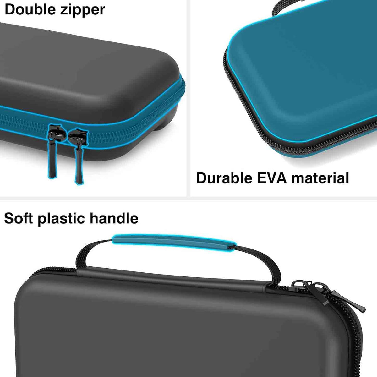 HEYSTOP Carrying Case for Nintendo Switch 2 Travel Pouch with Switch 2 Protective cover
