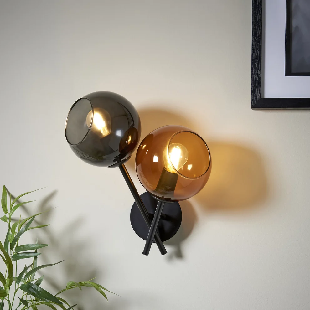 Harbour Studio Kachia Wired 2 Bulb Wall Light