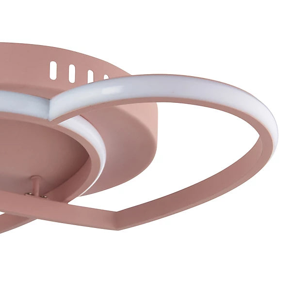 Harbour Studio Kids Heart LED Pendant Ceiling Light Matte Pale Pink
