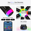 HidrateSpark PRO Lite Smart Water Bottle – Tritan Plastic – Tracks Water Intake with Bluetooth, LED Glow Reminder When You Need to Drink – Straw Lid, 24 oz/710 ml, Sea Glass