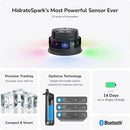 HidrateSpark PRO Smart Water Bottle - Tracks Water Intake & Glows to Remind You to Stay Hydrated, Straw, 21oz/621ml, Stainless Steel