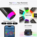 HidrateSpark PRO Smart Water Bottle - Tracks Water Intake & Glows to Remind You to Stay Hydrated, Straw, 21oz/621ml, Stainless Steel