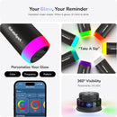 HidrateSpark PRO Smart Water Bottle - Tracks Water Intake & Glows to Remind You to Stay Hydrated, Straw, 21oz/621ml, Stainless Steel
