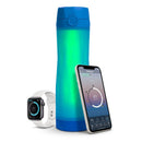 Hidratespark 3 Smart Water Bottle - Tracks Water Intake & Glows to Remind You to Stay Hydrated, BPA Free, 591 ml