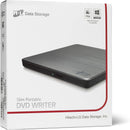 Hitachi LG GP60 External DVD Drive, Slim Portable DVD Writer/Writer for Laptop, Compatible with Windows and Mac OS, USB 2.0, 8x Read/Write Speed, Silver