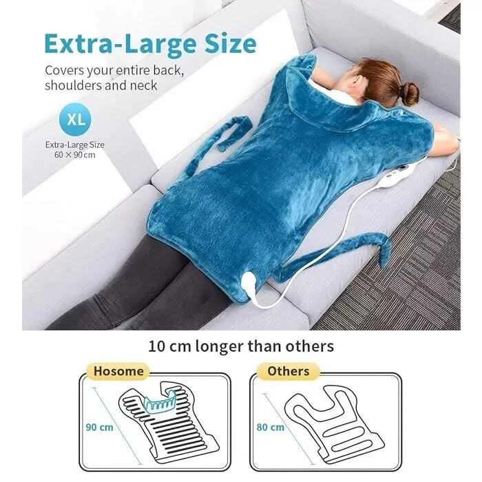 Hosome Electric Heating Pad for Neck Shoulder Back Warmer Pain Muscle Relief