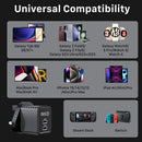 INVZI 45W USB C Charger, GaNHub 45w Dual Ports GaN Foldable PPS Wall Charger Block Support Samsung Super Fast Charging for Galaxy S24 Ultra,S24+,S23,Z Flip5,iP 16,15,14,13,iP,M-ac,Steam Deck