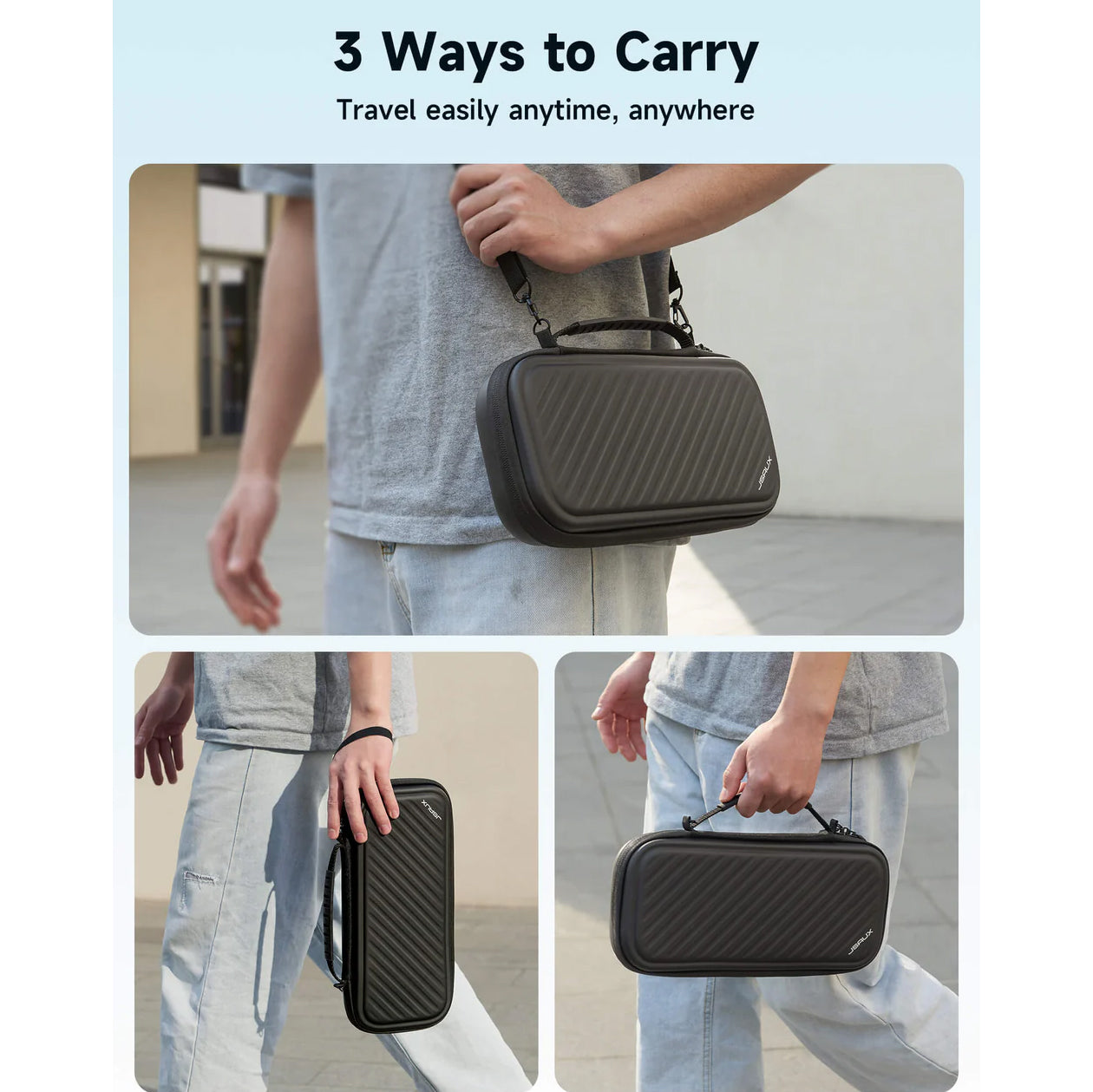 JSAUX Carrying Case Compatible with Nintendo Switch 2, Protective Hard Shell Case with 15 Game Card Slots