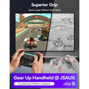 JSAUX Steering Wheels for Nintendo Switch 2 JoyCon Controller, Compatible with Mario Kart 9/8 Deluxe, Realistic Racing Experience with Comfortable Grip – 2X Black