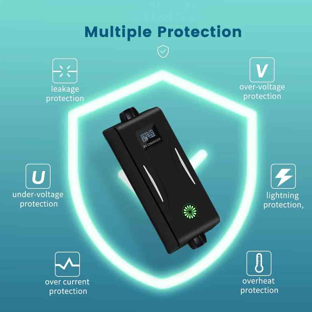 J&D EV Type 2 Charger 13A for Electric Vehicals