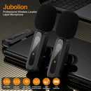 Jubolion Wireless Lavalier Microphone for Phones - 30M Transmission, 360° High Sensitivity HD Omnidirectional Microphone for Interview, Video Podcast, Vlog, YouTube, TikTok