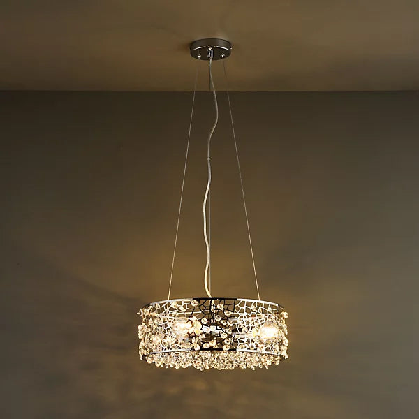 Katarina 3lt Pendant Chrome Effect 74508