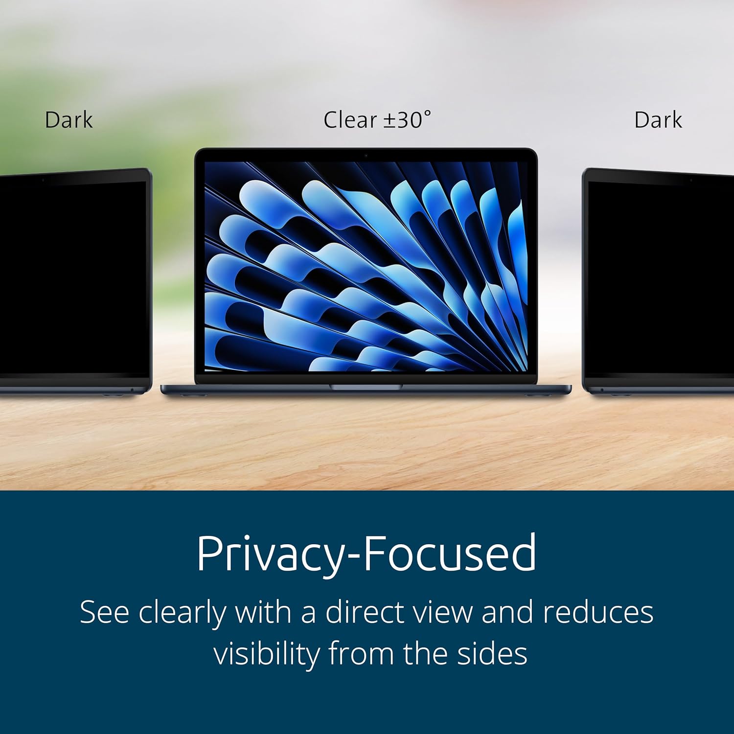 Kensington Ultra Thin Magnetic Privacy Screen MacBook Air 15" (M2,2023 )