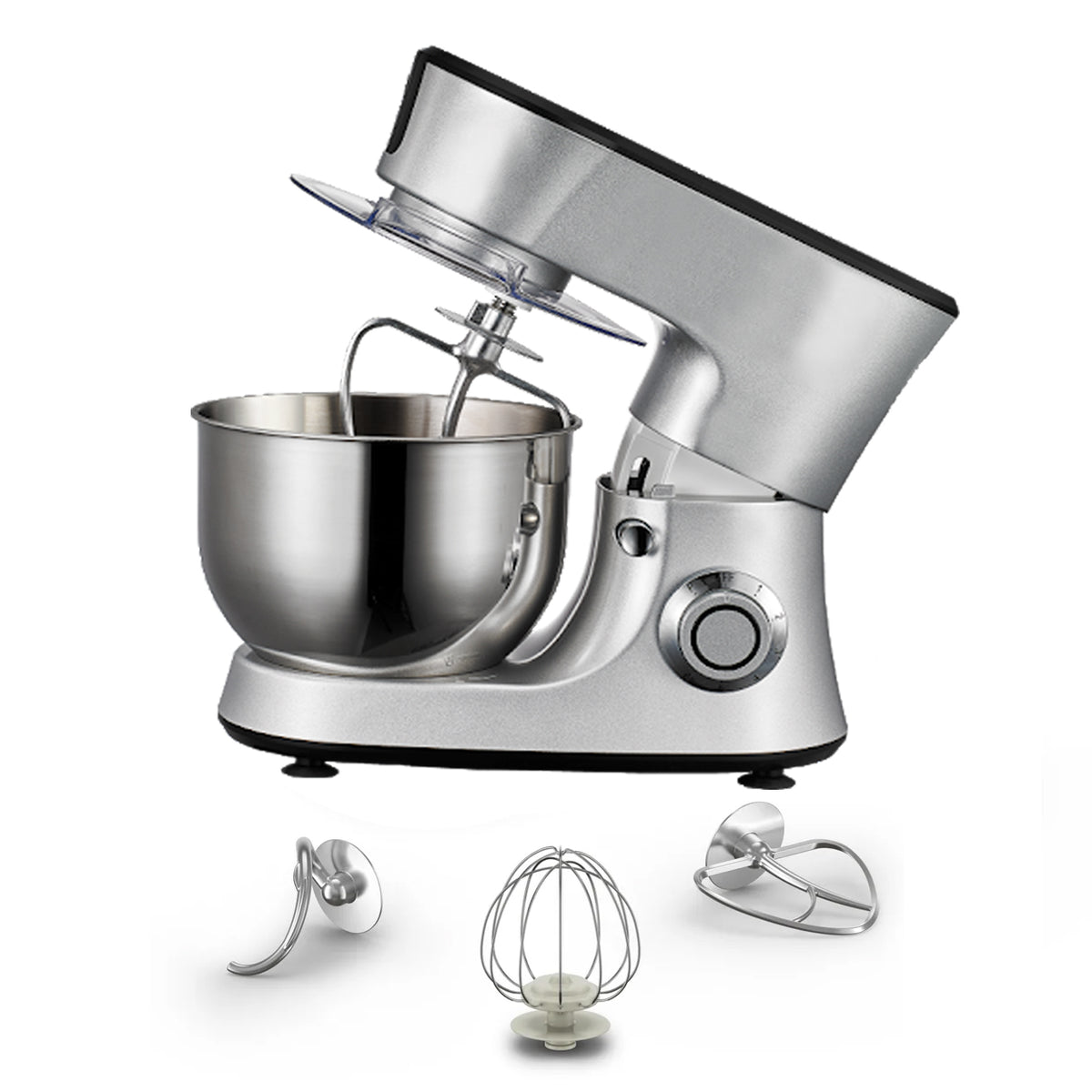 Kitchen Genie Powerful Cake Mixer 1000W Stainless Steel – 5L