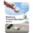 LISEN Qi2 Compatibile-Mag-safe 15W FAST 3 in 1 Charging Station with 30W Charger,Travel Charger for Multiple Devices iP 12,13,14,15,16
