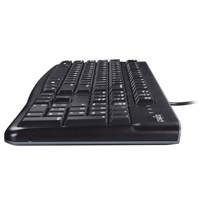 Logitech K120 Full Size Wired Keyboard USB Plug-and-Play Windows - Black