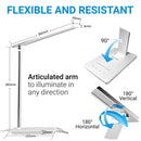 Maxter Dimmable Desk Lamp 3 Colours and 5 Brightness Levels Eye Protection QMO21