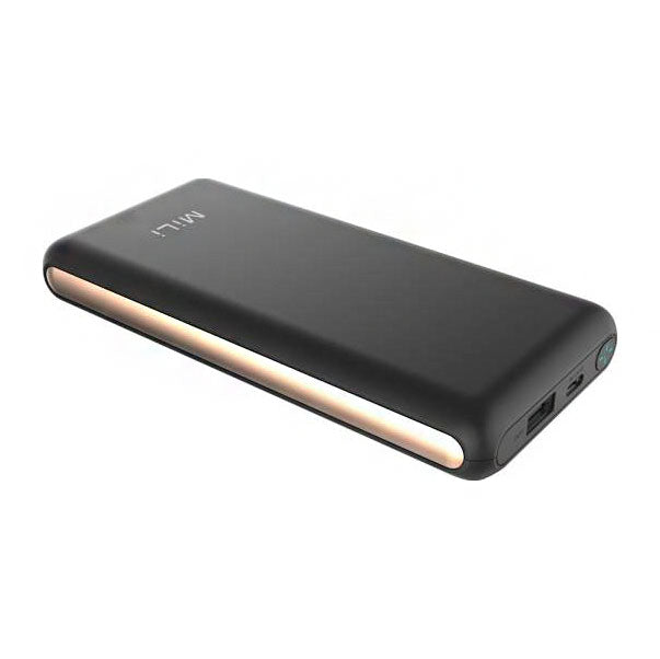 MiLi HB-P20 20000mAh Power Bank | 30W PD Fast Charging | QC 3.0 | USB-C & USB-A | High Capacity Portable Charger for Smartphones, Tablets, Laptops & Cameras
