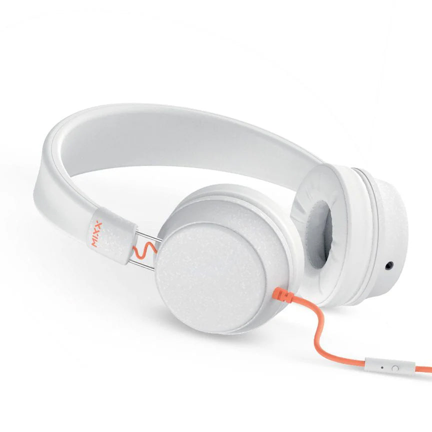 Mixx Ox1 Wired On Ear Headphones Orange/White