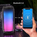 NBY 8892 LED IPX5 Waterproof Portable Wireless Bluetooth Speaker