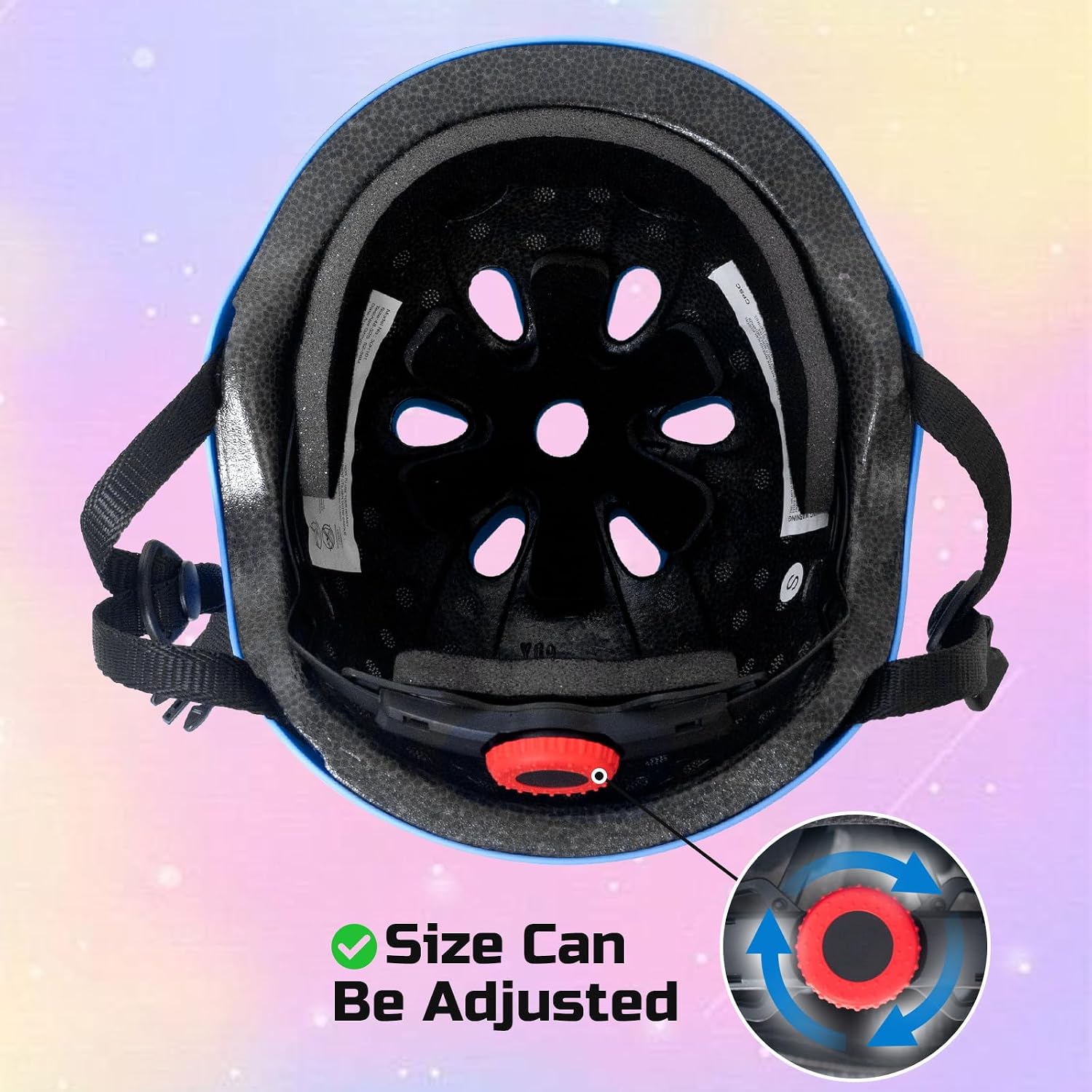 Nattork Kids Helmet Protective Gear, Removable Liner for Multi-Sports Skateboard, Skates, Bike, Scooter Age 4-12 Kids Youth Adults
