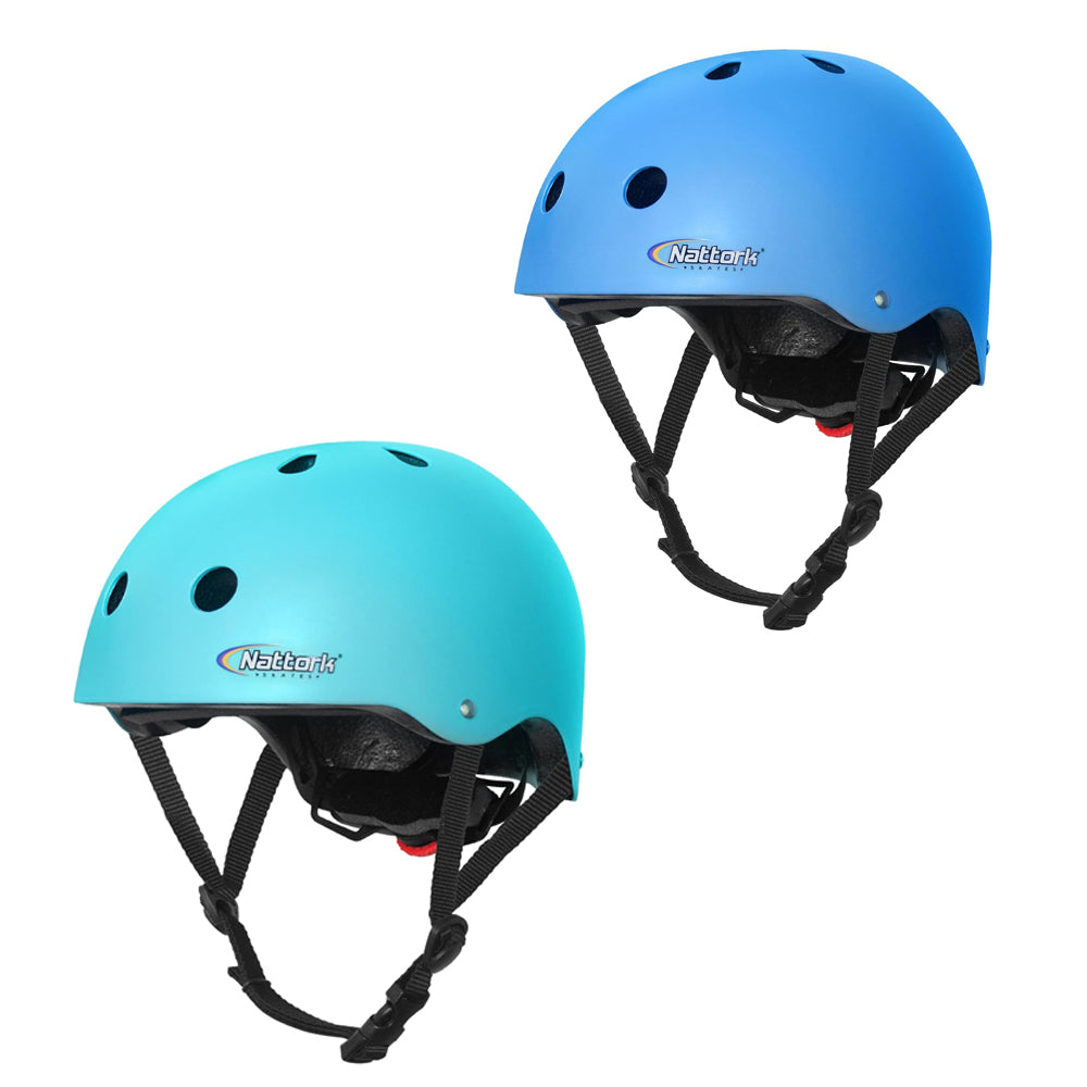 Nattork Kids Helmet Protective Gear, Removable Liner for Multi-Sports Skateboard, Skates, Bike, Scooter Age 4-12 Kids Youth Adults