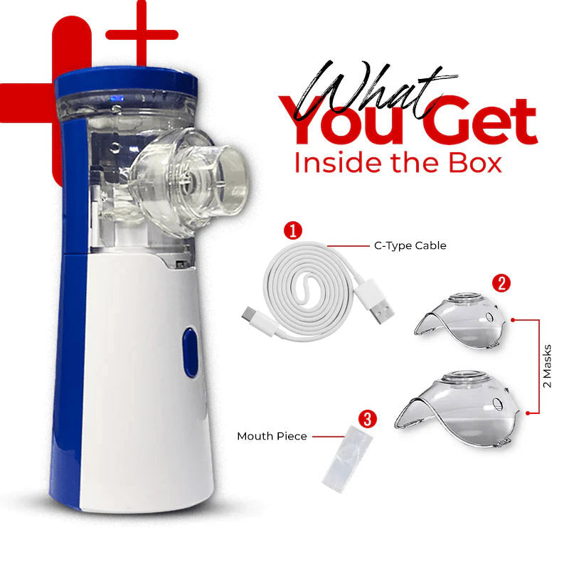 Mesh Nebulizer Portable Nebulizer Machine For Adults Kids Home Travel Inhalator Nebulizador Masks Humidifier | Soundless Nebulizer, Mini Mini Inhaler Machine