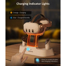 NexiGo Charging Dock for Meta Quest 3, VR Charging Station Quest 3, Charger Display Stand with 2 Rechargeable Batteries