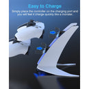 NexiGo DOBE PS5 Controller Charger for Playstation 5 Charger, Charging Station with Fast Dualsense Wireless Type-C Cable