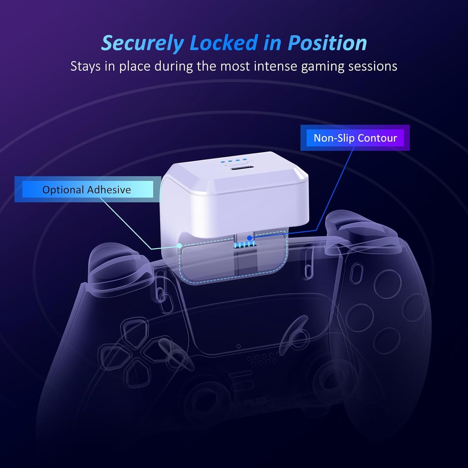 NexiGo PS5 Rechargeable Battery Pack,1600mAh DualSense Controller Battery Pack with LED Indicator, Play and Charge Kit for Playstation 5 Controller with USB Type-C Charging Cable
