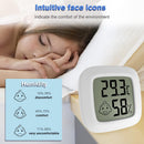 OPPERD 4 PCS LCD Digital Hygrometer Thermometer, Indoor Hygrometer Thermometer with Temperature Humidity Monitor for Bedroom