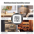 OPPERD 4 PCS LCD Digital Hygrometer Thermometer, Indoor Hygrometer Thermometer with Temperature Humidity Monitor for Bedroom