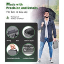 OZCHIN Smell Proof Bag with Combination Lock Odorless Carbon Lined Hard PU Stash Box Odor Proof Container Medicine Organizer Case Travel Carrying Storage Bag (Grey)