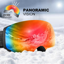 Odoland Ski Goggles Set with Detachable Magnetic Lens, Frameless Interchangeable Lens for Cloudy or Sunny, Anti-Fog UV Protection Men Women Snow Goggles for Skating Skiing and Snowboard