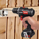 Ozito 12V Cordless Hammer Drill Driver Kit | Variable Speed With LED Work Light ZLDDK-150U