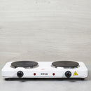 Pifco Double Hot plate, Electric Double Hob, Multifunctional and Portable, 2000W High Power, Fast and Uniform Heating, Easy to Clean,Ideal for Home, Kitchens or Travel