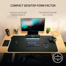 Razer Leviathan V2 X PC Soundbar with Full-Range Drivers - Compact Design - Chroma RGB - USB Type C Power and Audio Delivery - Bluetooth 5.0 - for PC, Laptop, Smartphones, Tablets & Nintendo Switch