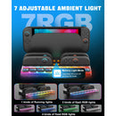 Reddening Charging Dock Storage Base for Nintendo Switch 2 JoyCon Controllers, Handle Host for NS2, RGB Light, LED Indicators, 9 Card Slots, Switch 2 Charger Station with USB Charging Cable