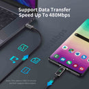 SOOPII 100W USB C to USB C Cable Nylon Braided Type-C Cable with LED Display