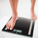 Salter Compact Glass Analyser Bathroom Scale Max 180kg (Black)
