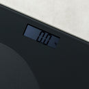 Salter Digital Bathroom Body Weight Scale – Wave Design Frosted Glass Textured Platform, 180 kg Max (Black)