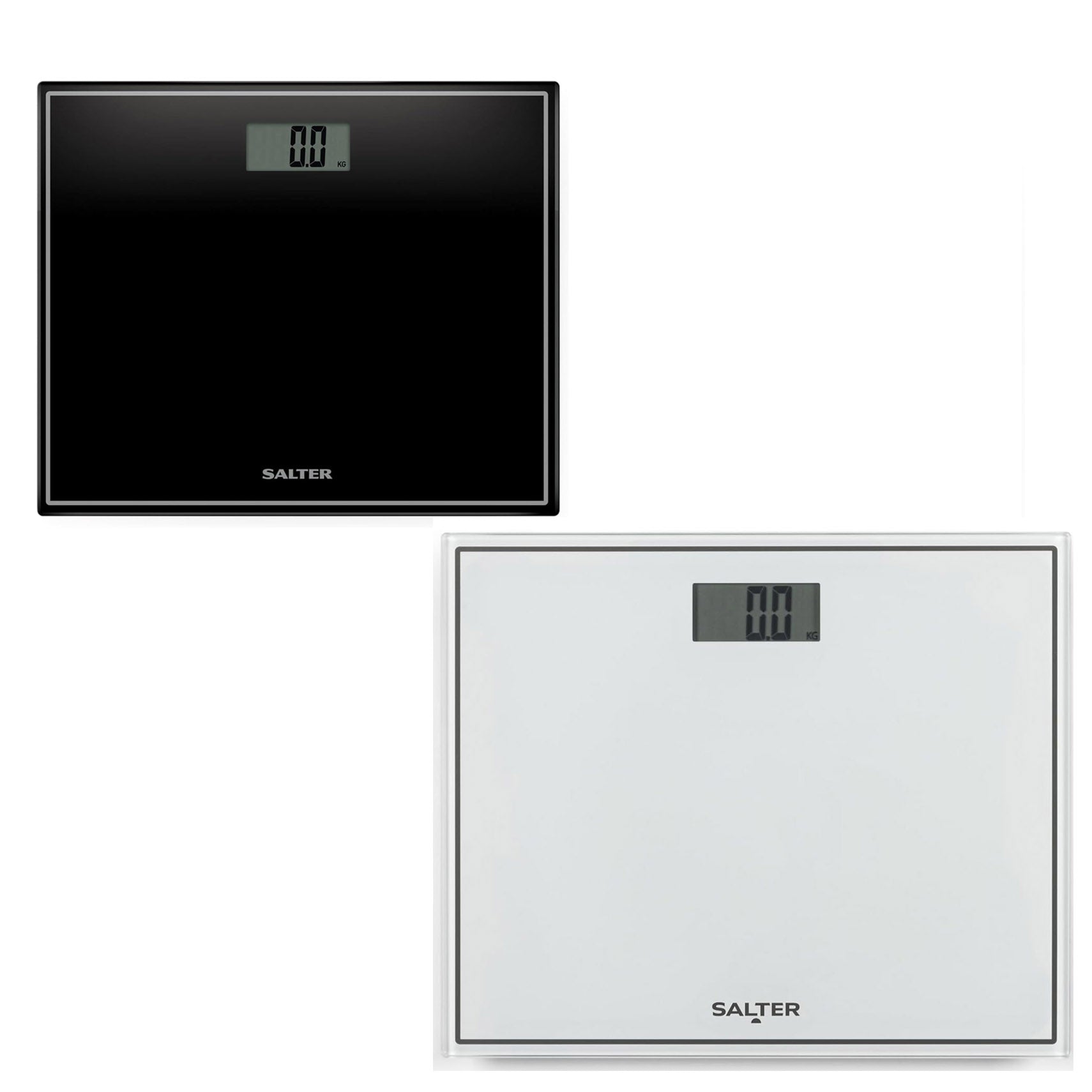 Salter Compact Electronic Digital Bodyweight Scale, 150kg Max Slim For Neat Storage