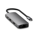 Satechi USB-C Multiport Pro Adapter with Ethernet and 4K HDMI - Space Gray