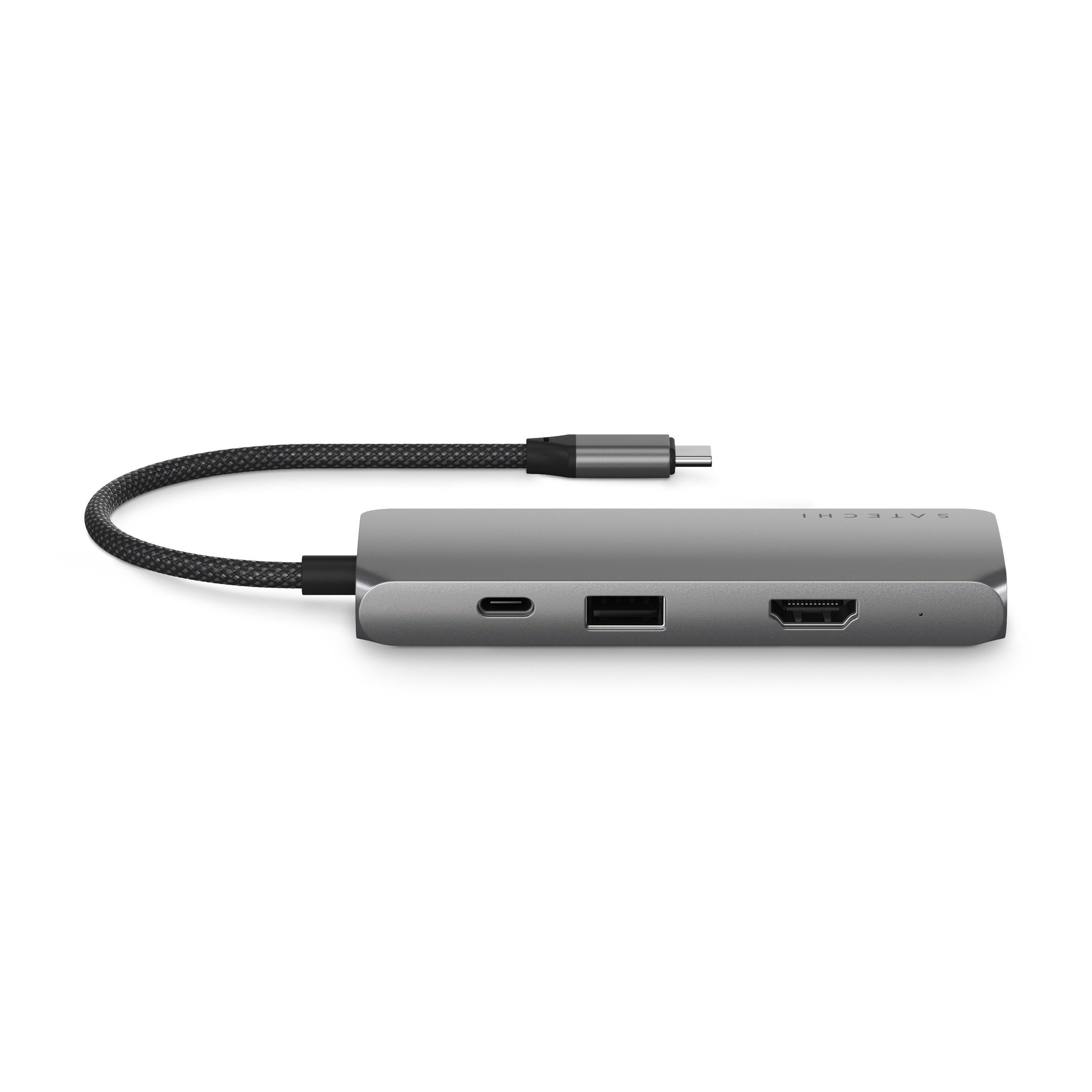 Satechi USB-C Multiport Pro Adapter with Ethernet and 4K HDMI - Space Gray